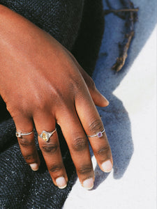 Sterling Silver Citrine Ring