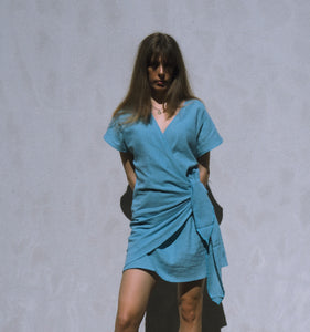 Knot Dress: Blue Baby