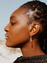 Load image into Gallery viewer, Sterling Silver Laboradite Earrings
