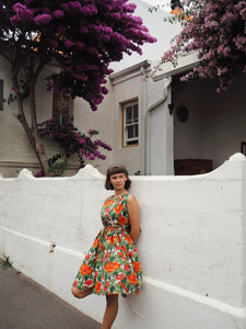 Sixties Dress: Sunset Tones