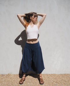 Contemporary Comfy: Deep Blue Pants