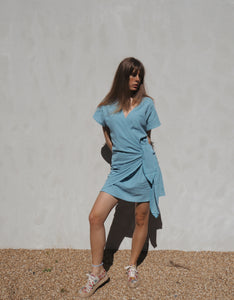 Knot Dress: Blue Baby