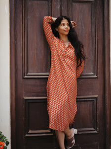 Kurta Long: Red