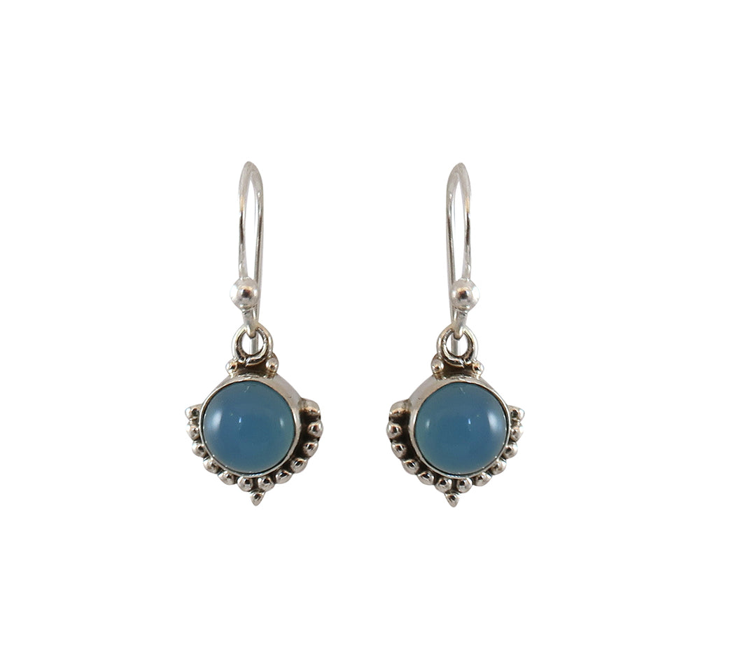 Sterling Silver & Semi-precious Stone Earrings