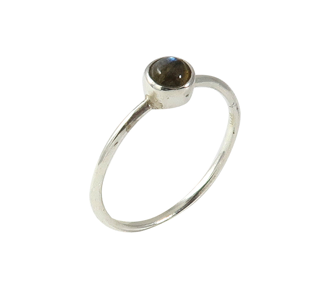 Sterling Silver Labradorite Ring