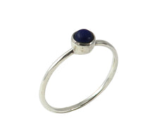 Load image into Gallery viewer, Sterling Silver Lapiz Lazuli Ring
