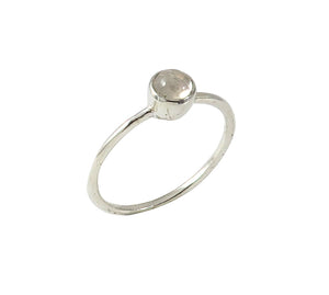 Sterling Silver Moonstone Ring
