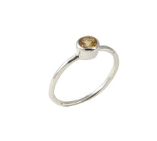 Load image into Gallery viewer, Sterling Silver Citrine Ring
