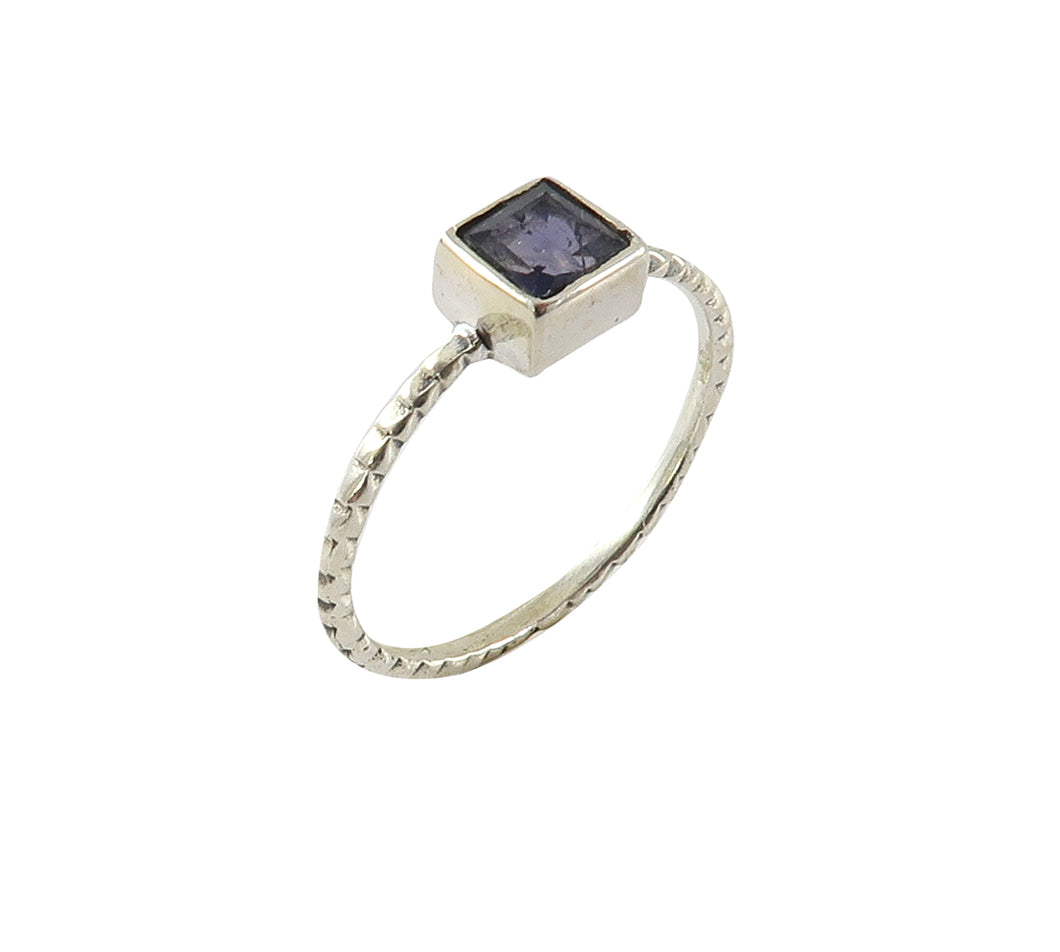 Sterling Silver Iolite Ring