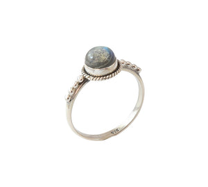 Sterling Silver Labradorite Ring