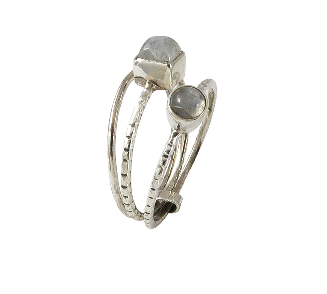 Sterling Silver Moonstone Ring