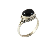 Load image into Gallery viewer, Sterling Silver Black Star Ring
