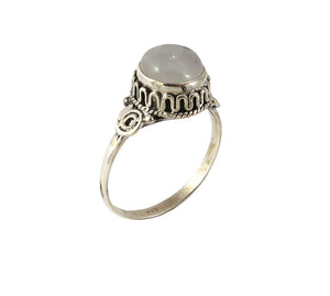 Sterling Silver Moonstone Ring