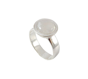 Sterling Silver Moonstone Ring