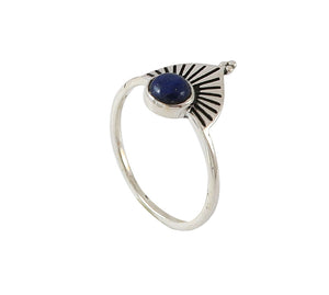 Sterling Silver Lapiz Lazuli Ring
