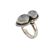 Load image into Gallery viewer, Sterling Silver Moonstone Ring
