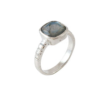 Load image into Gallery viewer, Sterling Silver Labradorite Ring
