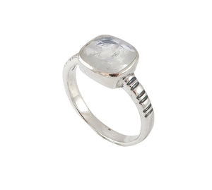 Sterling Silver Moonstone Ring