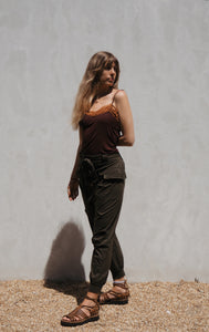 Miss Boho: Olive Green