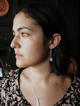 Load image into Gallery viewer, Sterling Silver Labradorite Earrings
