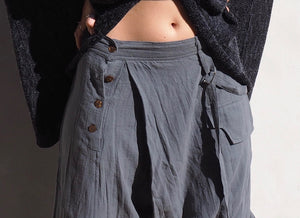 Buckles and buttons pants