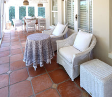 Load image into Gallery viewer, Block Print Table Cloth Round
