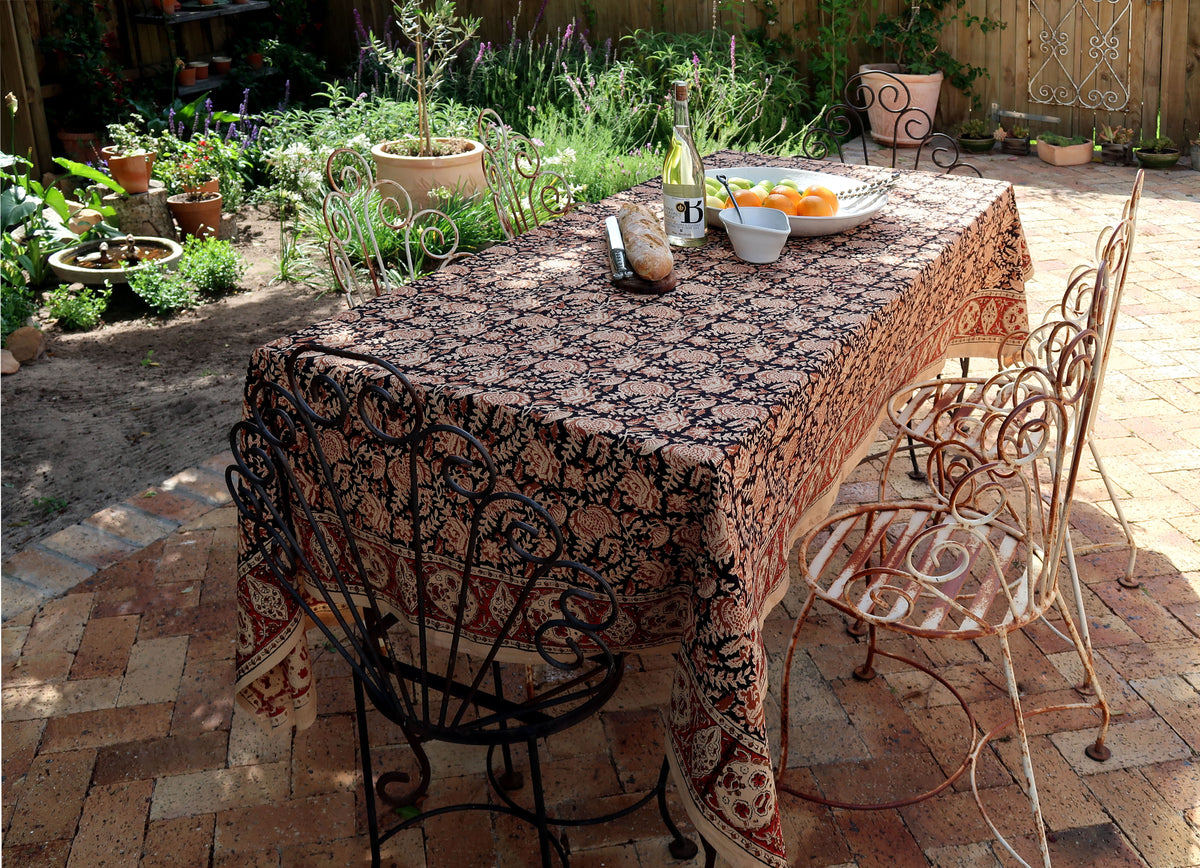 Block Print Table Cloth – Oh So Boho Cape Town