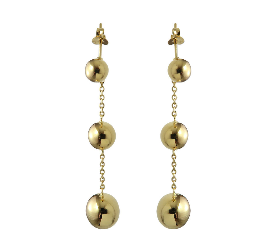 Gold Plated Sterling Silver Earrings
