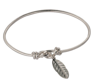 Sterling Silver Pearl Bangle