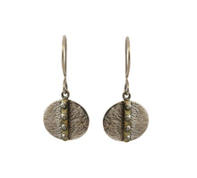 Load image into Gallery viewer, Sterling Silver with Brass Earrings
