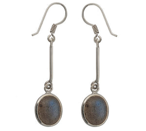 Sterling Silver Labradorite Earrings