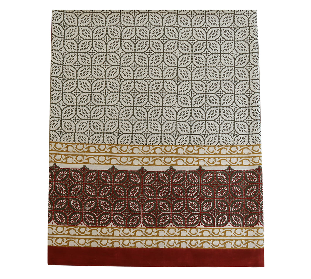 Block Print Table Cloth / Bed Cover