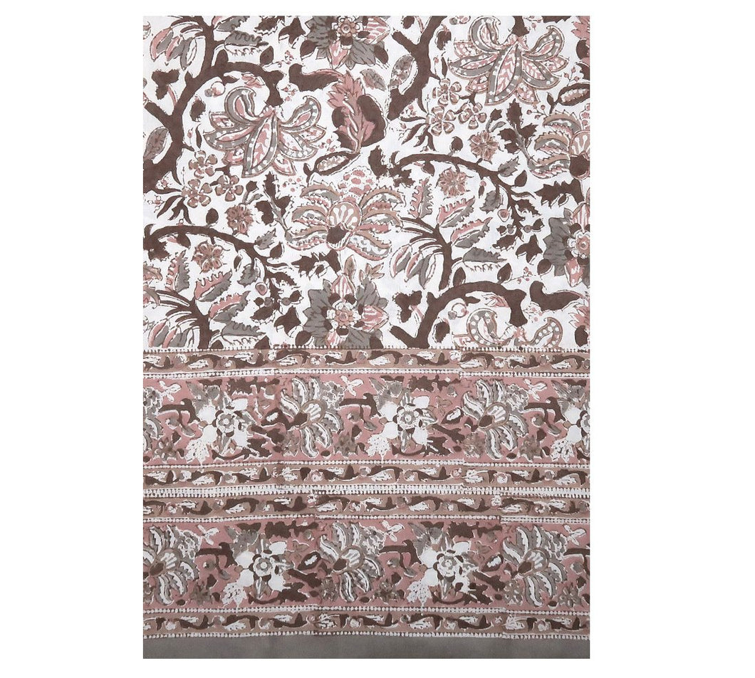 Block Print Bed Cover
