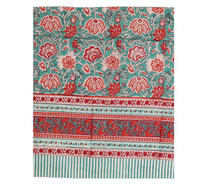 Block Print Bed Cover