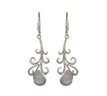 Load image into Gallery viewer, Sterling Silver Moonstone Earrings
