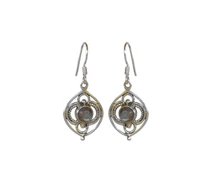 Sterling Silver Labradorite Earrings