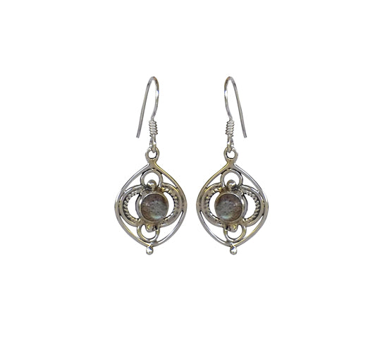 Sterling Silver Labradorite Earrings