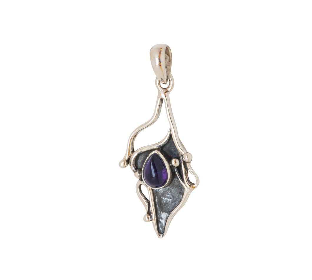 Sterling Silver Amethyst Pendant