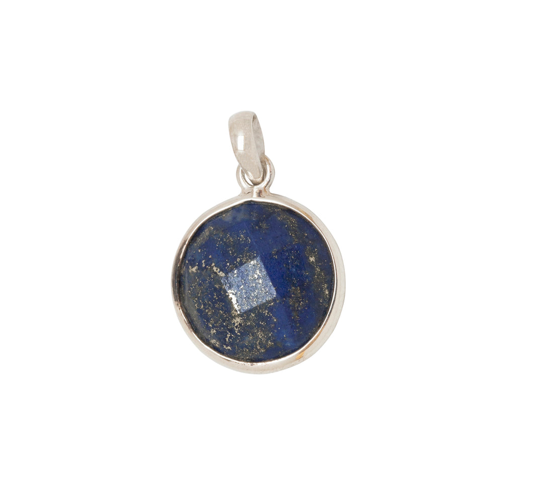 Sterling Silver Lapiz Lazuli Pendant