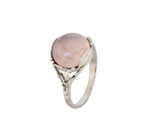 Load image into Gallery viewer, Sterling Silver Rose Quartz Ring
